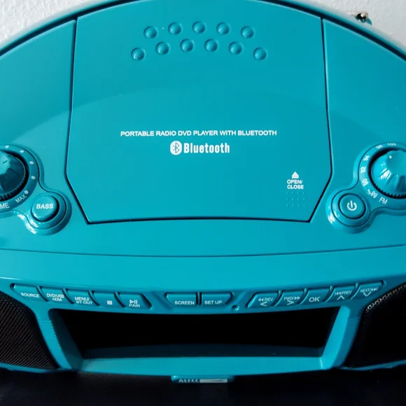 Altec Lansing Teal Portable TV Game Music Media Player Boom Box NEW IN BOX - Picture 4 of 5